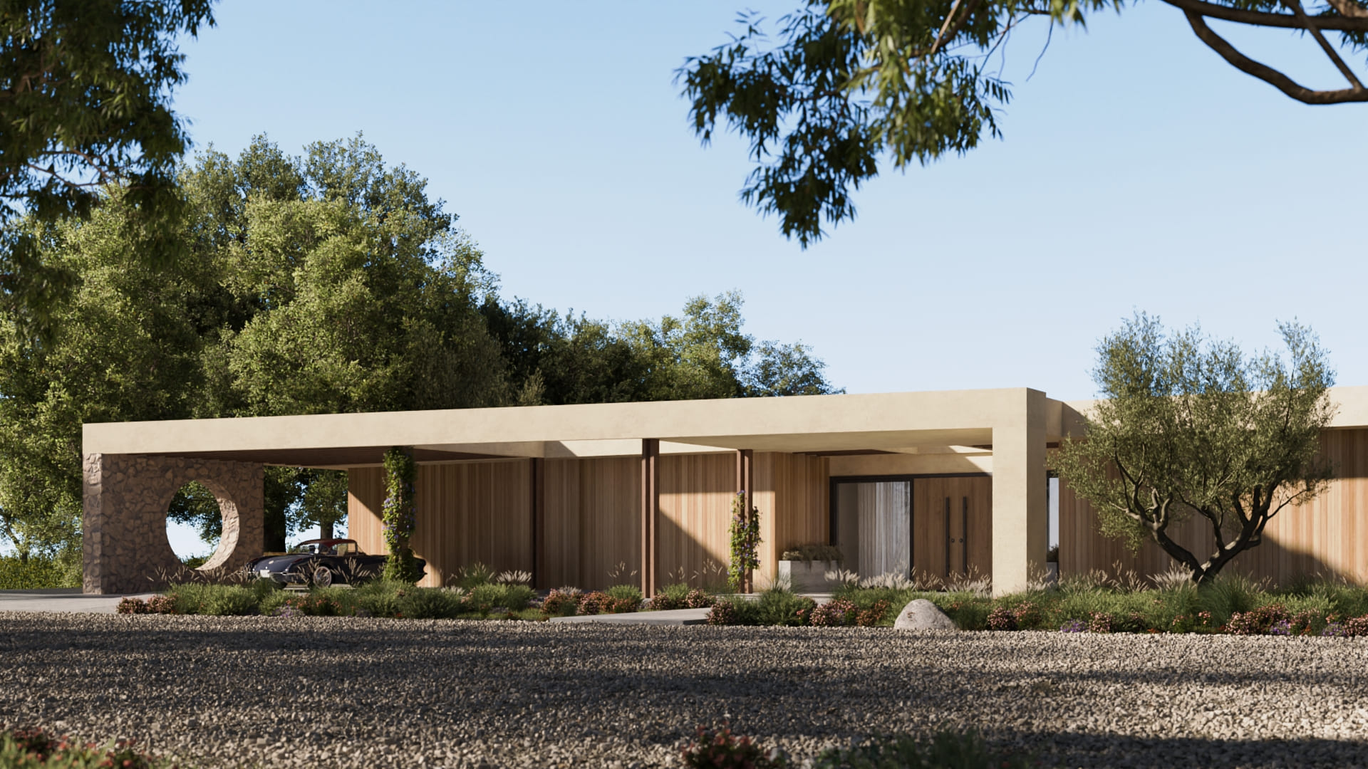 Ibiza extrior renders