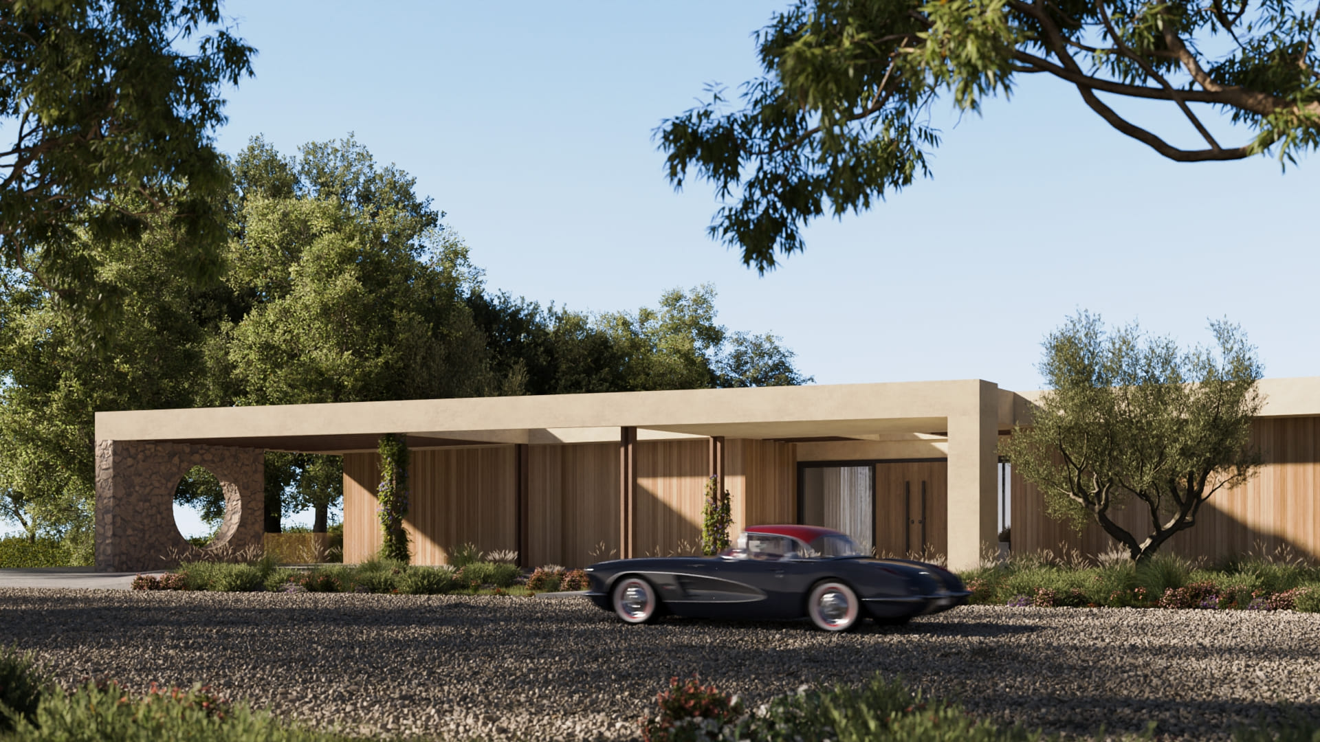 Ibiza extrior renders